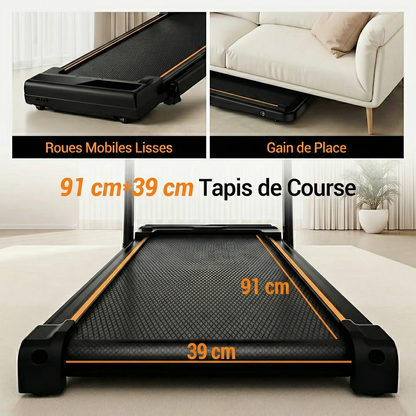 EvoStep 16 - Tapis de marche pliable 3-en-1  inclinable